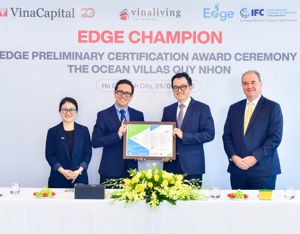 VinaCapital and VinaLiving receive IFC’s EDGE champion recognition