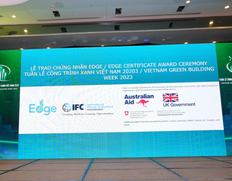 The Ocean Villas Quy Nhon was honored at green building week 2023