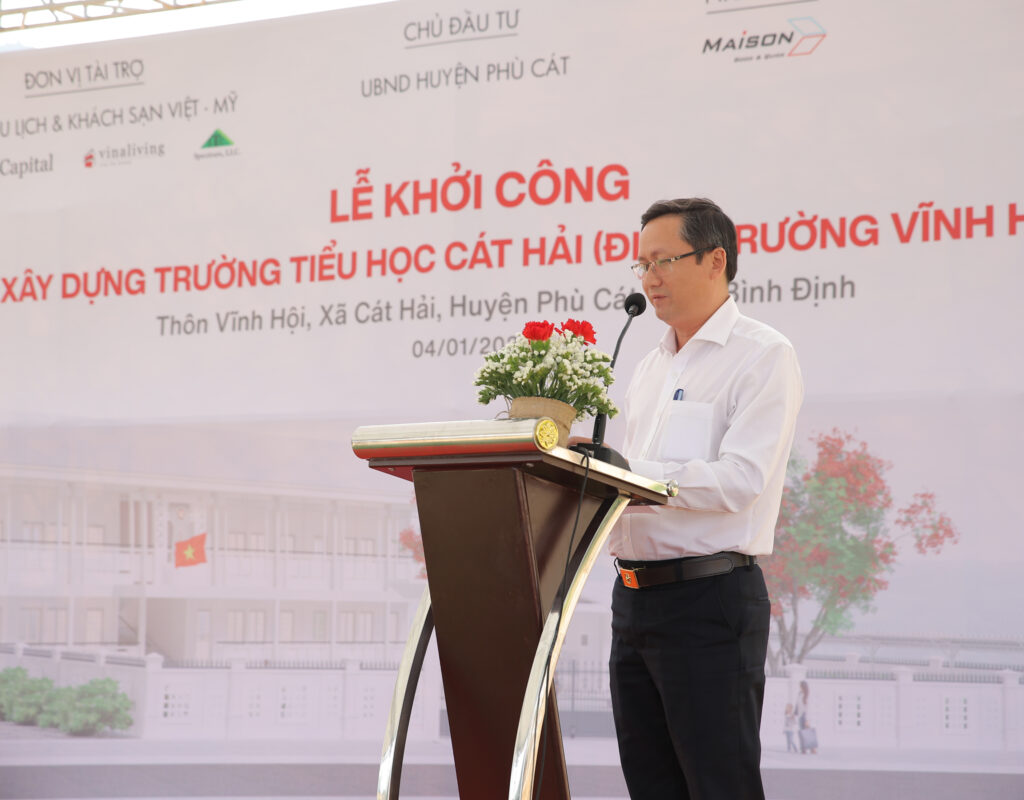 Lễ khởi công Trường tiểu học Cát Hải (điểm trường Vĩnh Hội)