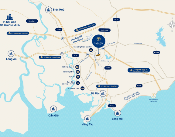 Phú Mỹ sáp nhập vào siêu đô thị TP.HCM, Salacia Villas bật tăng giá trị